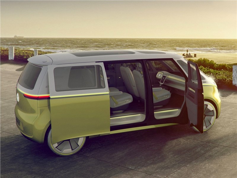 Volkswagen ID Buzz Concept 2017 вид сбоку