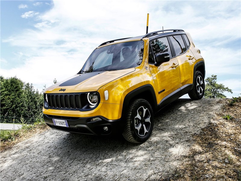 Jeep Renegade 2019 вид сбоку