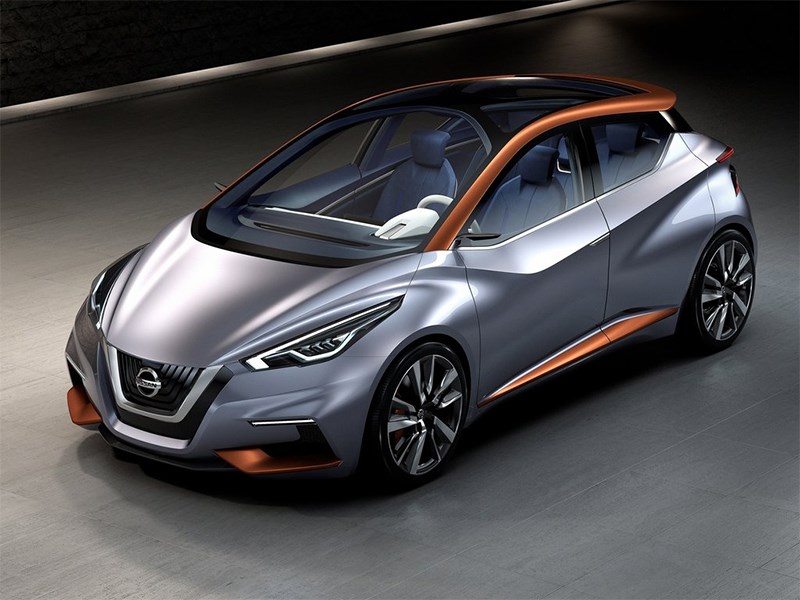 Nissan Sway Concept 2015 вид спереди сбоку