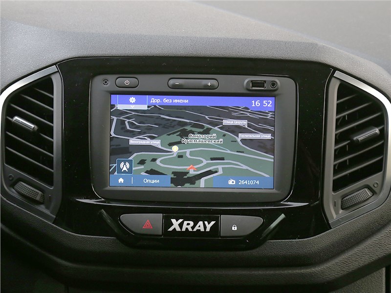 Lada XRay 2015 монитор