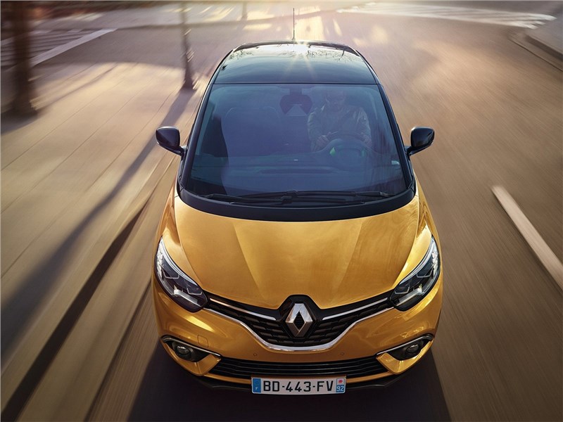 Renault Scenic 2017 вид спереди