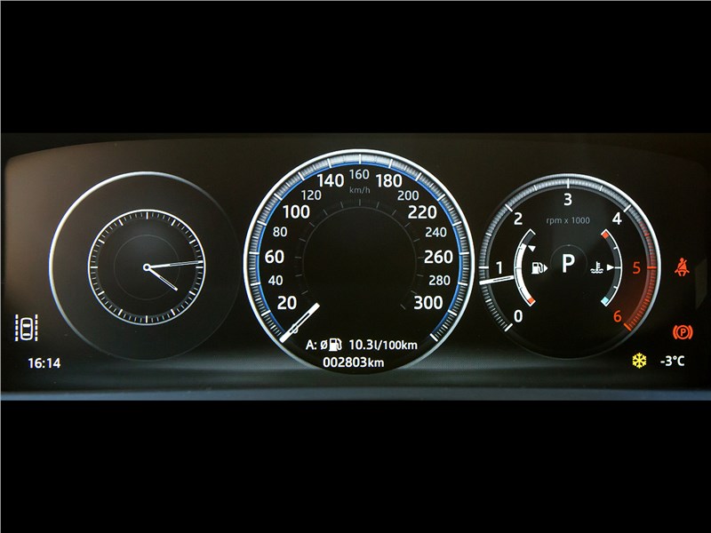 Jaguar F-Pace 2016 приборная панель
