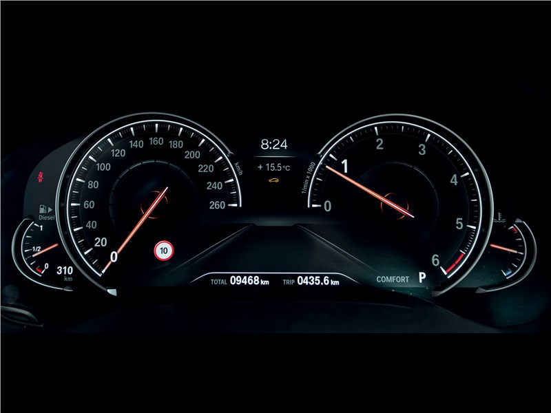 BMW 520d xDrive 2017 приборная панель