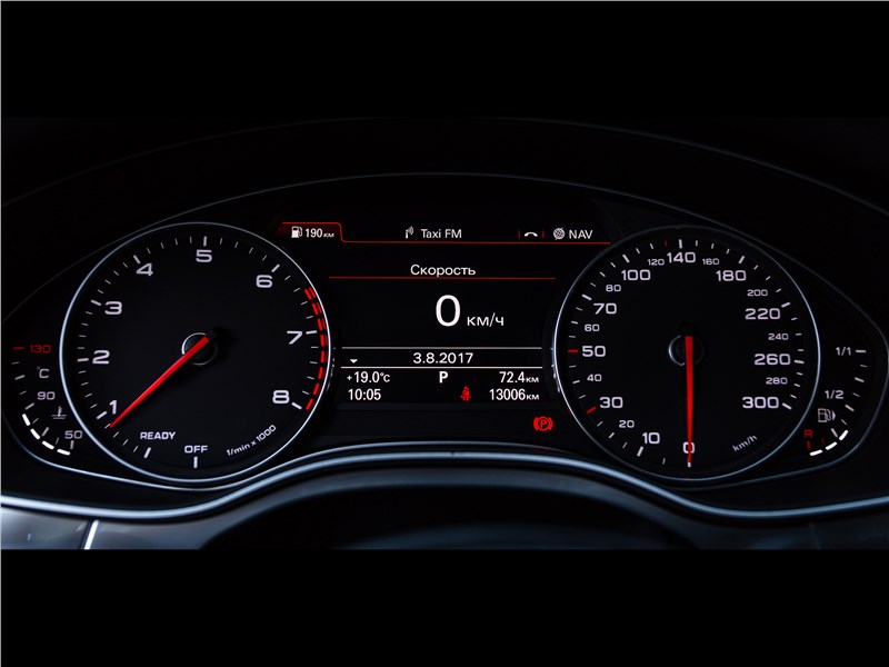 Audi A6 2015 приборная панель