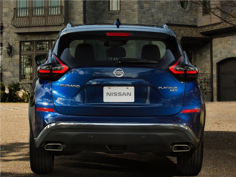 Nissan Murano 2019 вид сзади