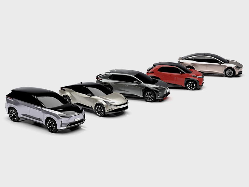 Toyota показала сразу 16 прототипов будущих электрических моделей