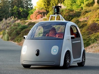 Google представил концепт автомобиля без руля и педалей