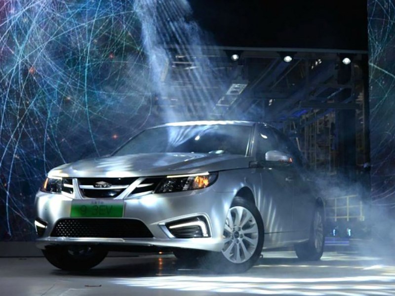 Китайцы начали выпуск электромобиля на базе Saab 9-3
