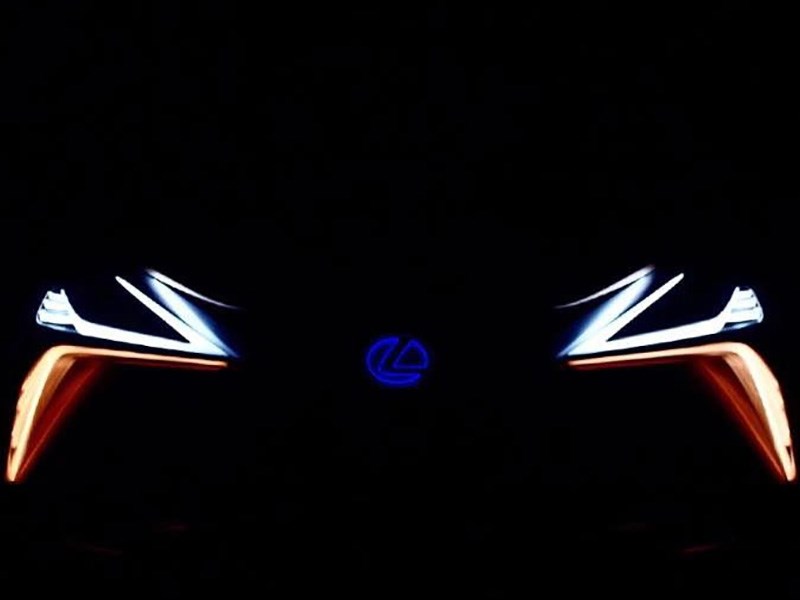 Lexus показал фары концепта флагманского кроссовера