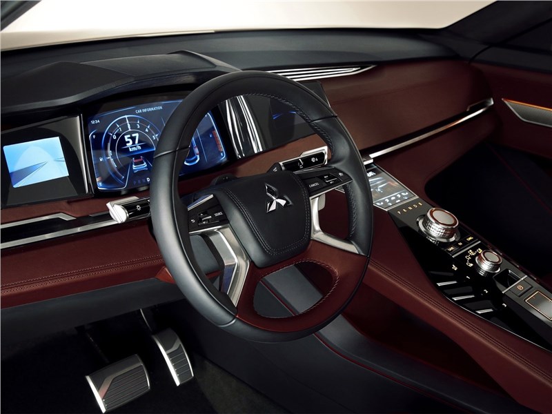 Mitsubishi GT-PHEV concept 2016 водительское место