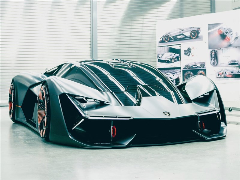 Lamborghini Terzo Millennio Concept 2017 вид спереди