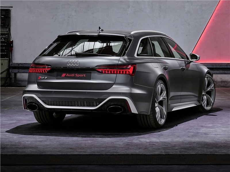 Audi RS6 Avant 2020 вид сзади