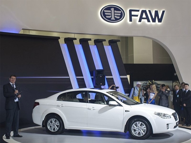 За полгода в России продали почти три тысячи автомобилей марки FAW