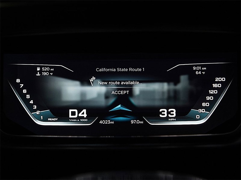 Audi Prologue concept 2015 приборная панель