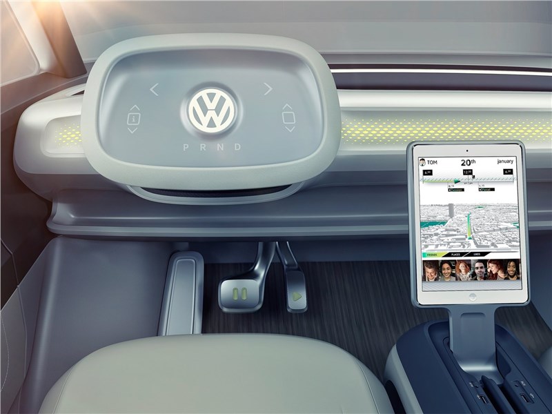 Volkswagen ID Buzz Concept 2017 водительское место