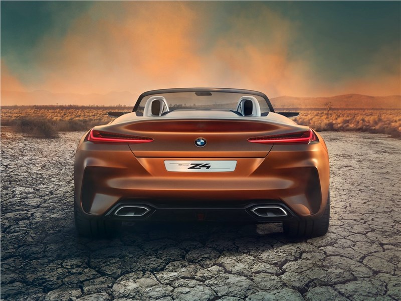 BMW Z4 Concept 2017 вид сзади