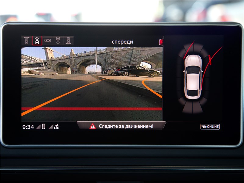 Audi A5 Sportback 2017 монитор