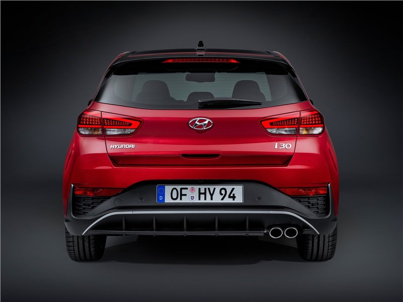 Hyundai i30 2020 вид сзади