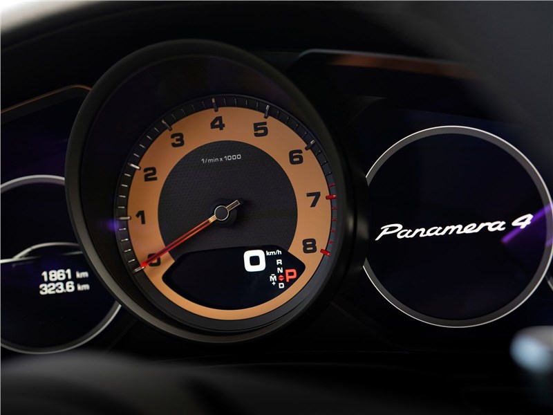 Porsche Panamera (2021) приборная панель