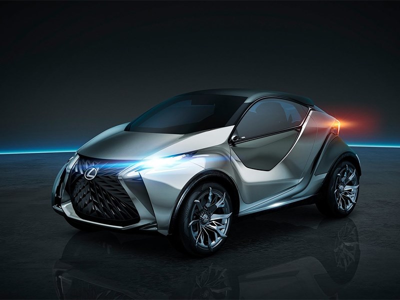 Lexus LF-SA Concept 2015 вид спереди сбоку