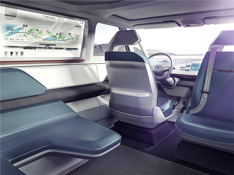 Volkswagen Budd-e Concept 2016 салон 4
