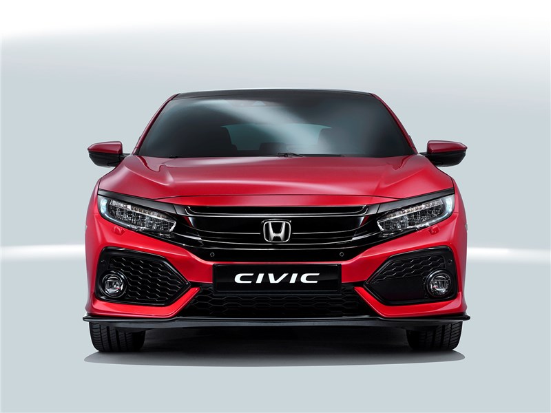 Honda Civic 2017 вид спереди