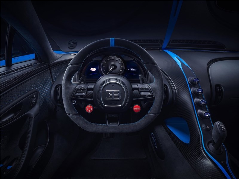 Bugatti Chiron Pur Sport (2021) руль