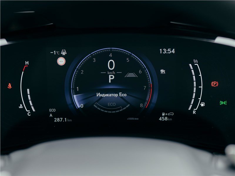 Lexus NX (2022) приборная панель