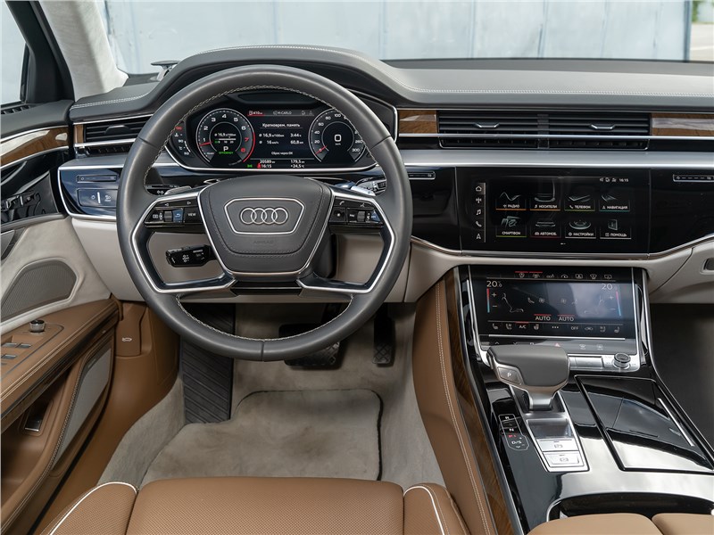 Audi A8 L 55 TFSI quattro 2018 салон