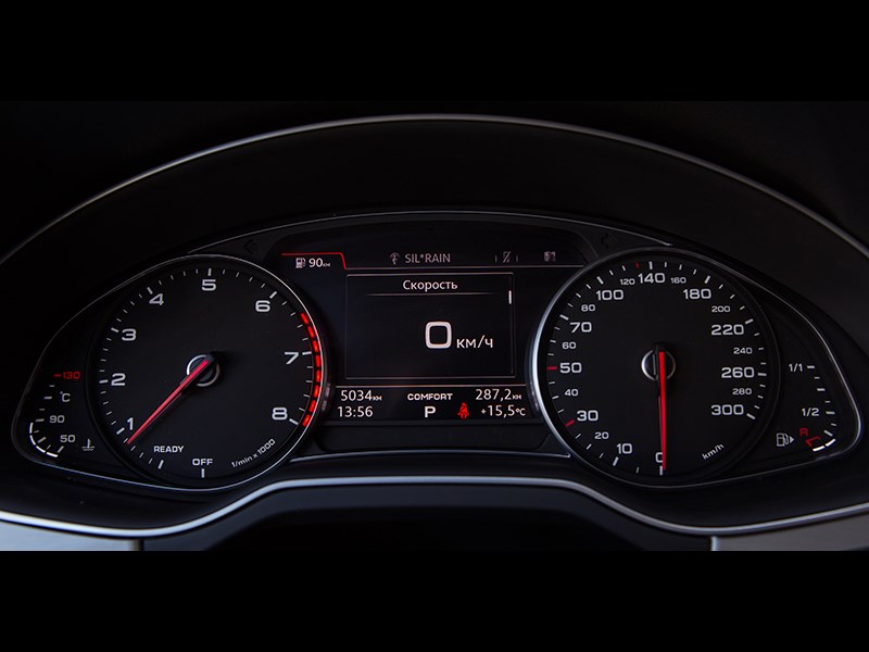 Audi Q7 2015 приборная панель