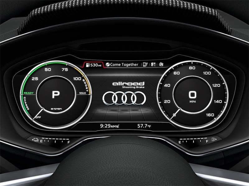 Audi Allroad Shooting Brake Concept 2014 приборная панель