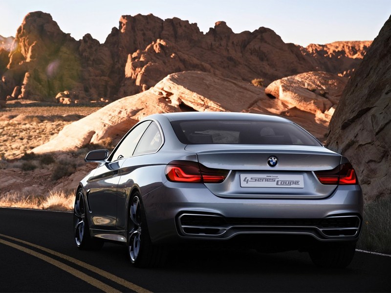 BMW 4-Series 2013 вид сзади