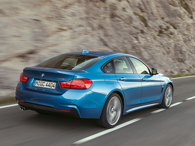 BMW 4 Series Gran Coupe 2014 вид сзади