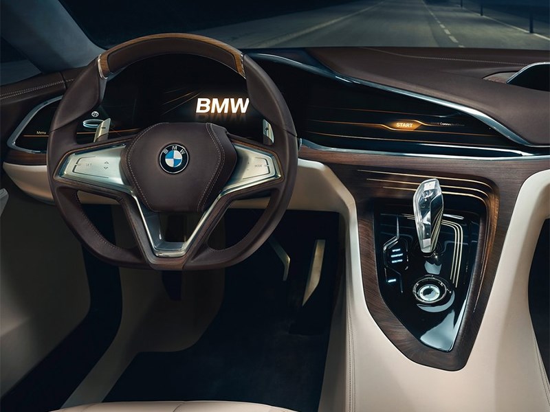 BMW Vision Future Luxury Concept 2014 водительское место