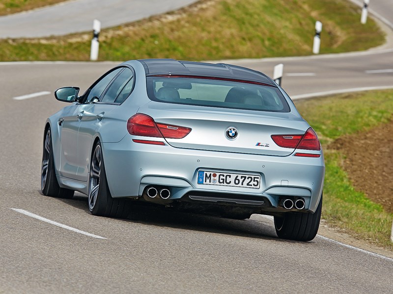 BMW M6 Gran Coupe 2013 вид сзади