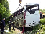 Под Черниговом перевернулся автобус с паломниками