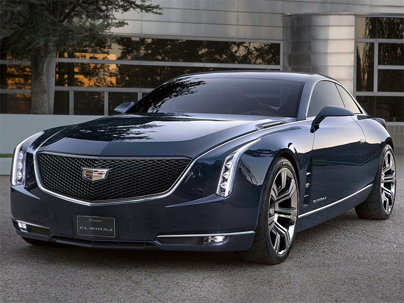 Cadillac Elmiraj concept 2013 вид спереди 3/4
