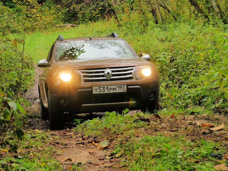 Renault Duster 2012 на бездорожье фото 6