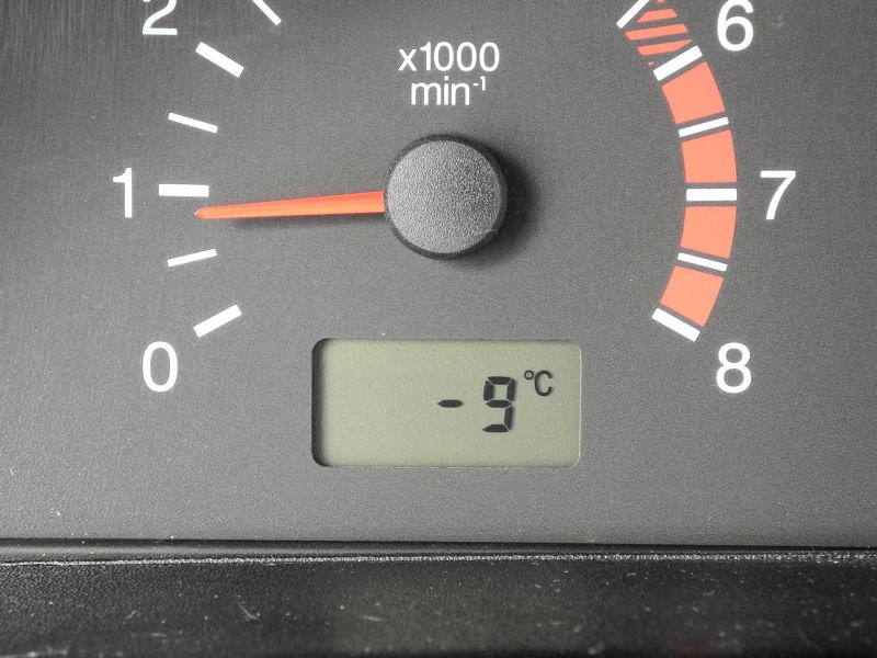 Chevrolet NIVA 2009 температура наружного воздуха