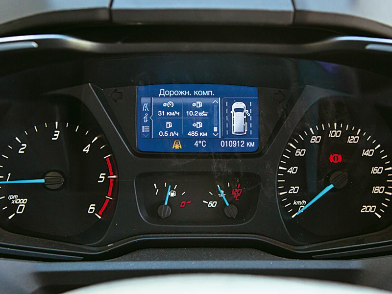 Ford Tourneo Custom 2013 приборная панель