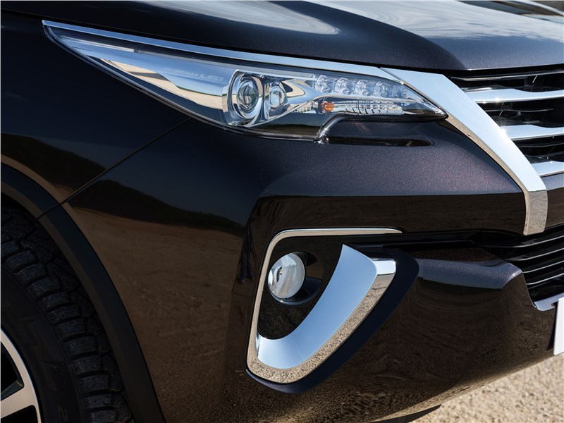 Toyota Fortuner 2016 передний свет