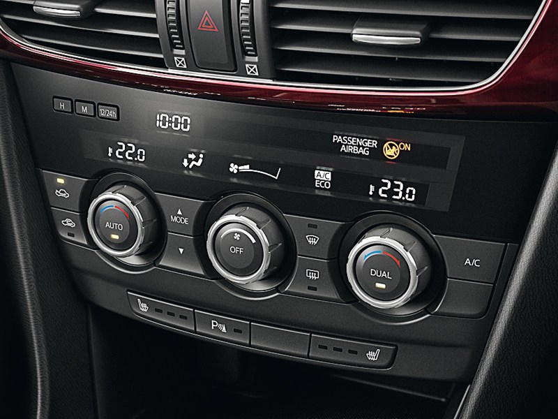 Mazda 6 2013 управление климатом