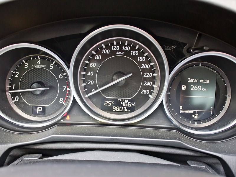 Mazda 6 2013 приборная панель