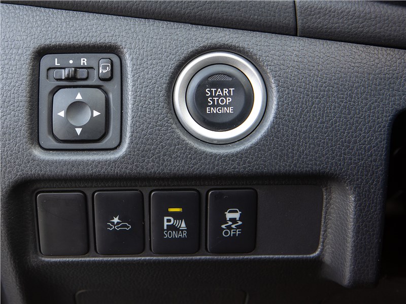 Mitsubishi Pajero Sport (2020) кнопки