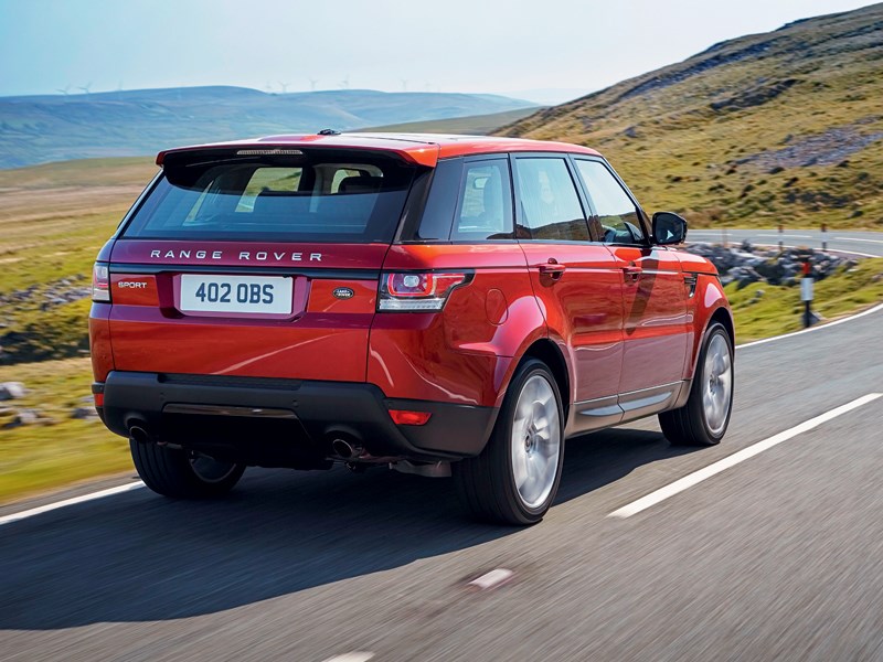 Land Rover Range Rover Sport 2013 вид сзади