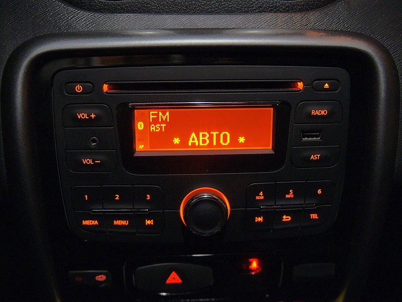 Renault Duster 2012 аудиосистема