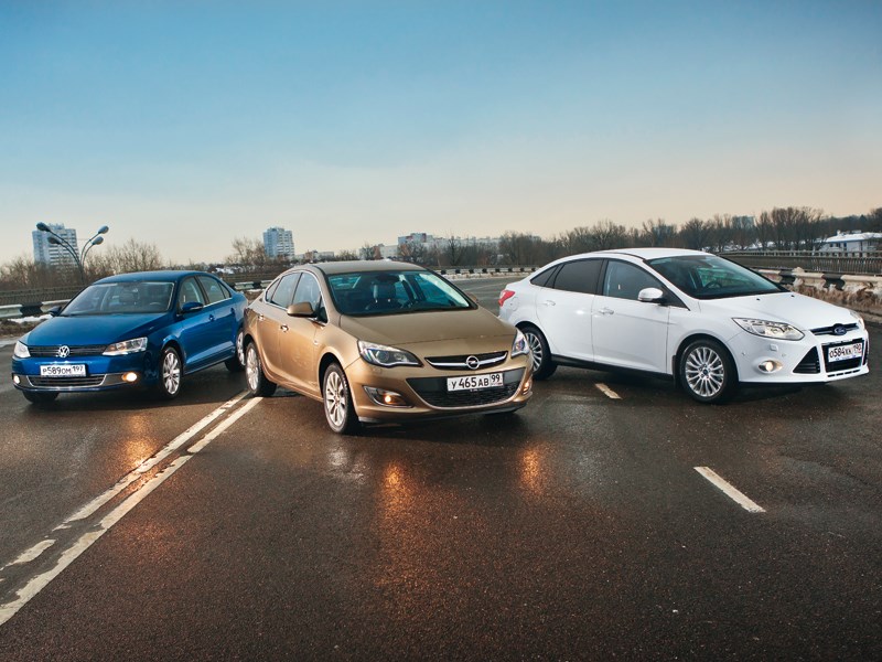 Ford Focus, Opel Astra, Volkswagen Jetta