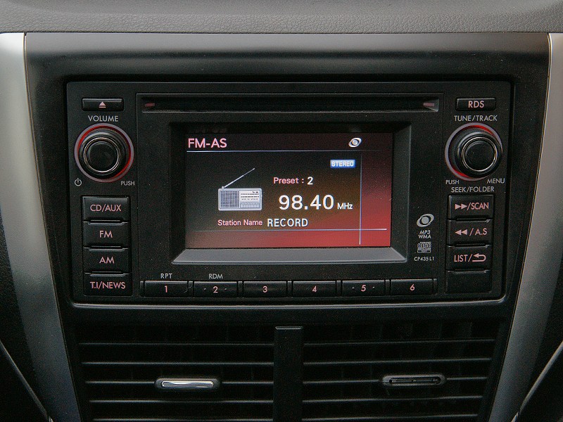 Subaru Forester S-edition 2011 настройка аудиосистемы