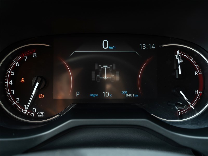 Toyota RAV4 2019 приборная панель