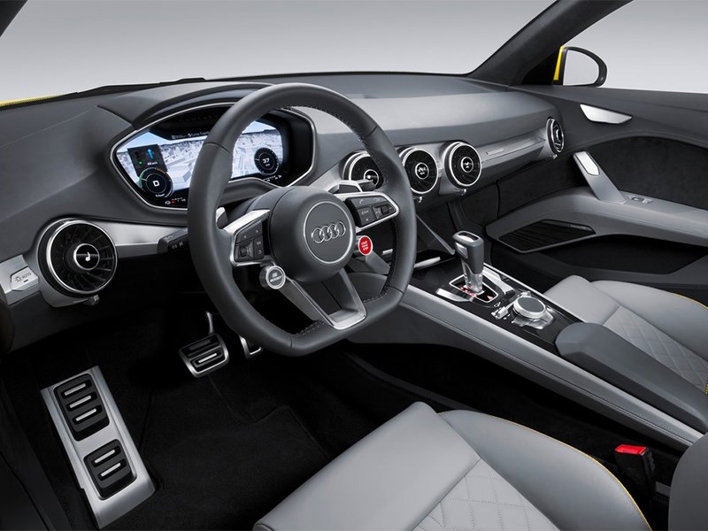 Audi TT Offroad Concept 2014 водительское место